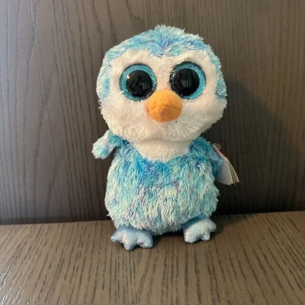 Ty Beanie Boos Ice Cube Blue Penguin 6